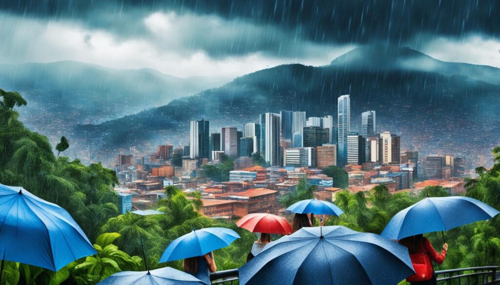 Medellin rainy seasons