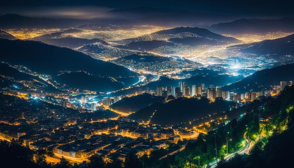Medellin at Night