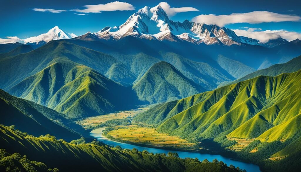 snow-capped mountains in Colombia