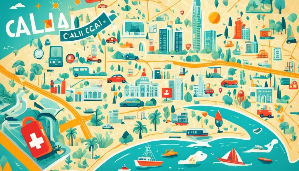 travel security tips Cali